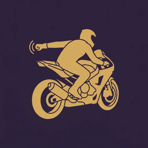 Rider hand signal for comfort stop