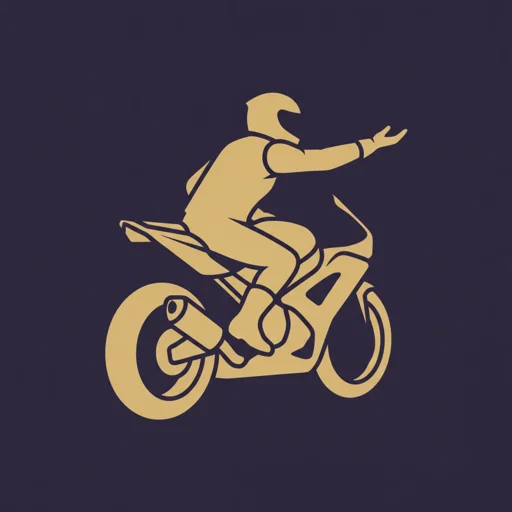 Rider hand signal for speed up